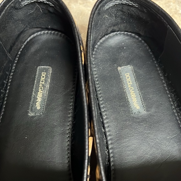 Dolce & Gabbana Braided Raffia Espadrilles With Dg Amore Logo - Picture 11 of 12